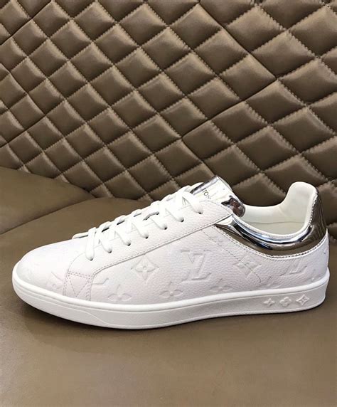 lv mens sneaker|louis vuitton men's white sneakers.